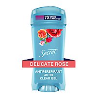 Secret Fresh Clear Gel Antiperspirant Deodorant Rose Scent - 2.6 Oz - Image 1