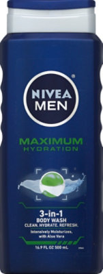 NIVEA MEN Maximum Hydration Body Wash - 16.9 Fl. Oz. - Image 2