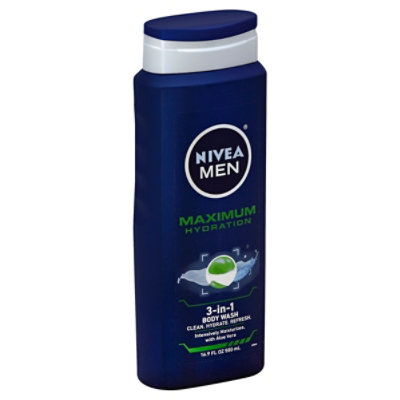 NIVEA MEN Maximum Hydration Body Wash - 16.9 Fl. Oz. - Image 1