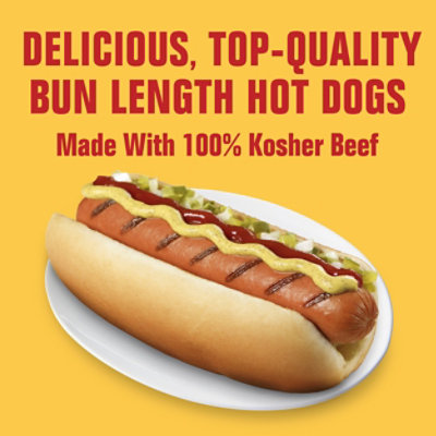 Hebrew National Bun Length Beef Franks Hot Dogs -6-12 Oz - Image 2