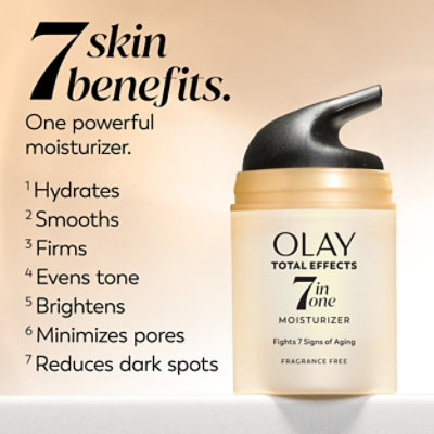 Olay Total Effects Fragrance Free Face Moisturizer - 1.7 Fl. Oz. - Image 4