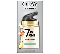 Olay Total Effects Fragrance Free Face Moisturizer - 1.7 Fl. Oz.