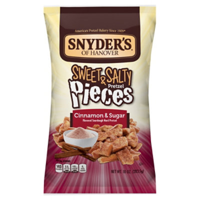 Snyders of Hanover Pretzel Pieces Sweet And Salty Cinnamon Sugar - 10 Oz