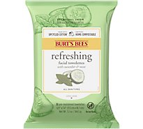 Burts Bees Towelettes Facial Cleansing with Cucumber & Sage Extracts - 30 Count