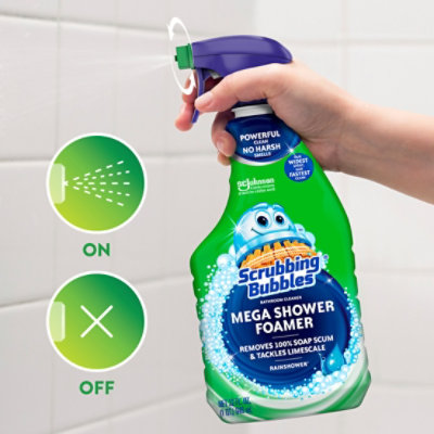Scrubbing Bubbles Mega Shower Foamer Rainshower Bathroom Cleaner Spray - 32 Fl. Oz. - Image 3