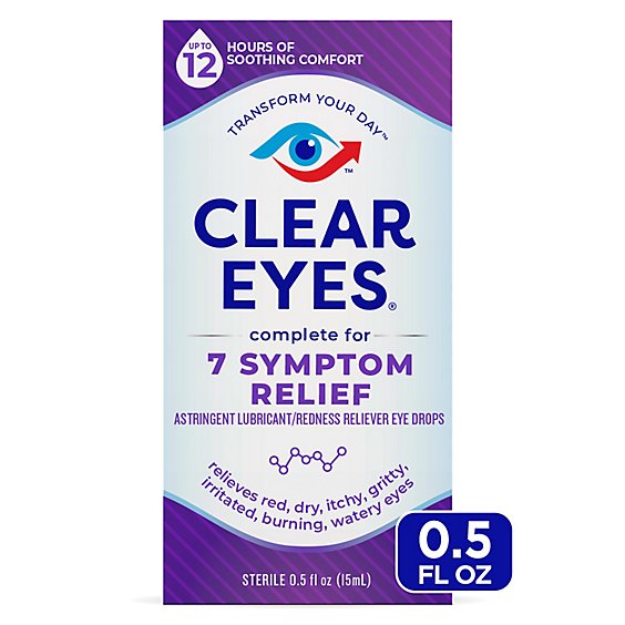 Clear Eyes Complete Rel Drops - .5 Fl. Oz.