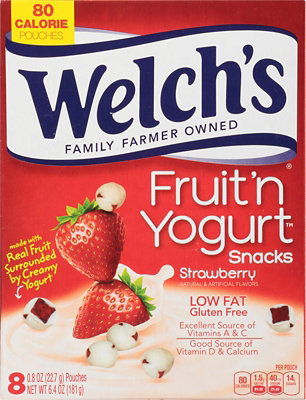 Welchs Fruit N Yogurt Snacks Strawberry - 8-0.8 Oz