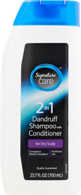 Signature Select/Care Shampoo With Conditioner 2in1 Dandruff For Dry Scalp - 23.7 Fl. Oz. - Image 2