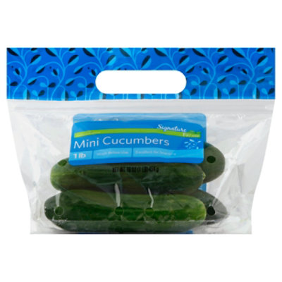 Signature Select/Farms Mini Cucumbers Bag - 1 Lb