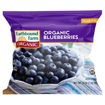 Earthbound Farm Organic Frozen Blueberries - 2 Lb - Image 1