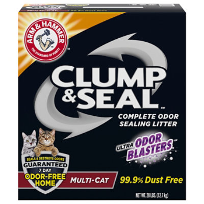 ARM & HAMMER Complete Odor Sealing Clumping Clay Multi Cat Litter - 28 Lb - Image 4