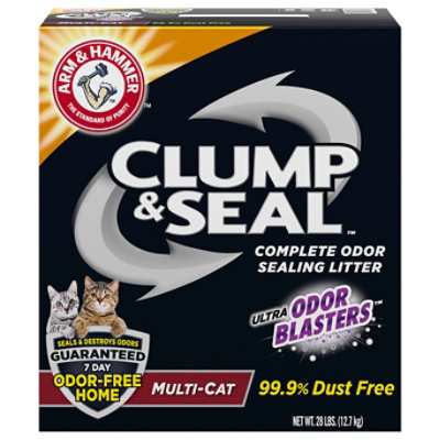 ARM & HAMMER Complete Odor Sealing Clumping Clay Multi Cat Litter - 28 Lb
