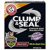 ARM & HAMMER Complete Odor Sealing Clumping Clay Multi Cat Litter - 28 Lb - Image 1