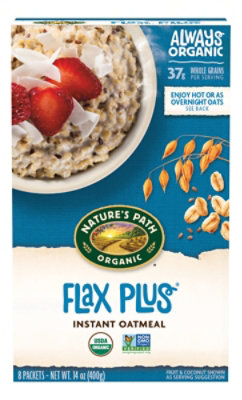 Nature's Path Organic Flax Plus Instant Oatmeal - 14 Oz - Image 2