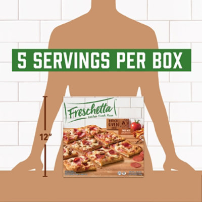 Freschetta Pizza Brick Oven Crust Meat Medley Frozen - 23.09 Oz - Image 4