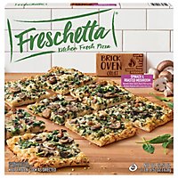 Freschetta Pizza Brick Oven Crust Roasted Mushroom & Spinach Frozen - 22.52 Oz - Image 1