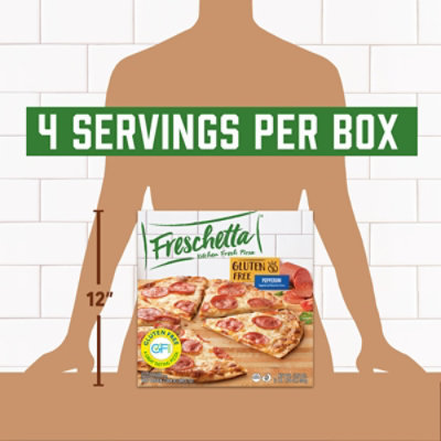 Freschetta Pizza Gluten Free Signature Pepperonia Frozen - 17.78 Oz - Image 4
