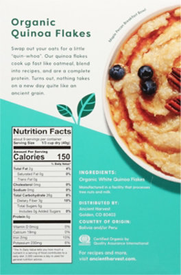 Ancient Harvest Cereal Hot Quinoa Flakes - 12 Oz - Image 6
