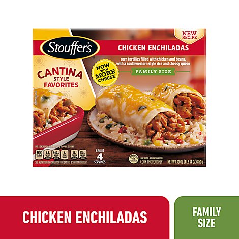 Stouffer's Family Size Chicken Enchiladas Frozen Meal - 30 Oz