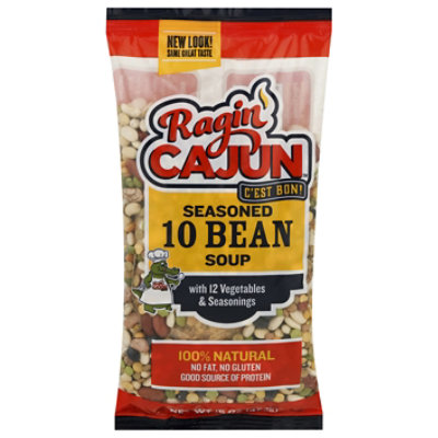 Ragin Cajun Bean Soup Ten Cajun Style - 16 Oz