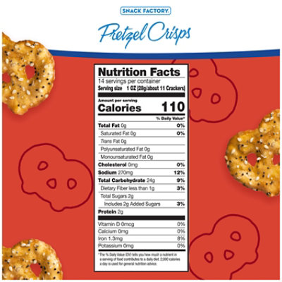 Snack Factory Everything Pretzel Crisps - 14 Oz - Image 3