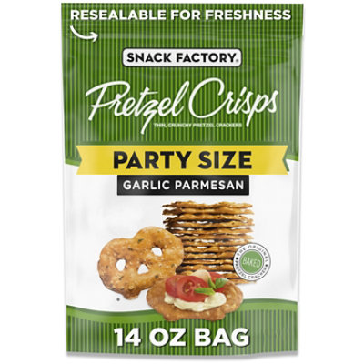 Snack Factory Garlic Parmesan Pretzel Crisps - 14 Oz - Image 1