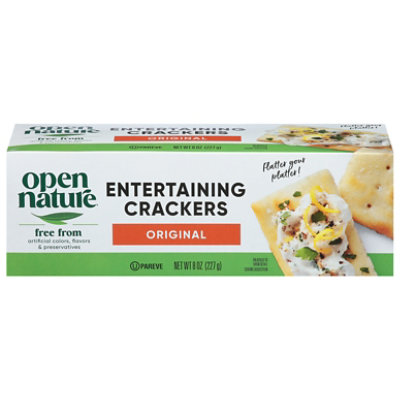 Open Nature Crackers Entertaining  Original - 8 Oz