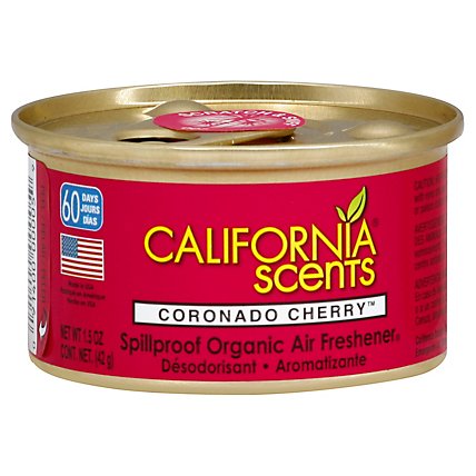 California Scents Air Freshener Spillproof Organic Coronado Cherry - 1.5 Oz - Image 1