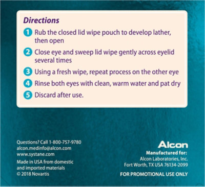 Systane Lid Wipes - 30 Count - Image 4