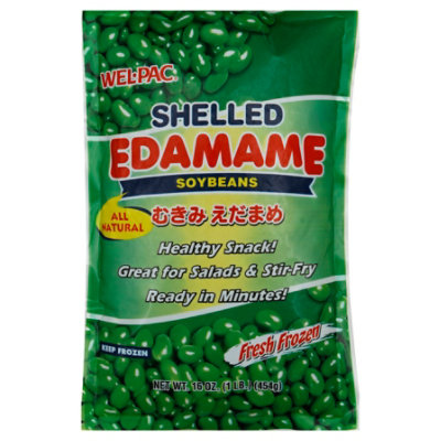 Organic Cooked and Unshelled Edamame (Soybeans) (3 or 6 pack)