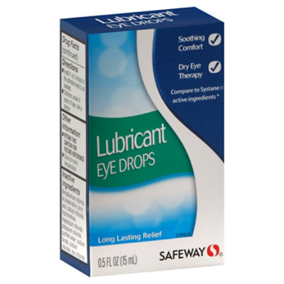 Signature Care Eye Drops Lubricant Sterile - 0.5 Fl. Oz.