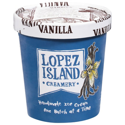 Lopez Island Creamery Ice Cream Vanilla 1 Pint - 473 Ml - Image 3