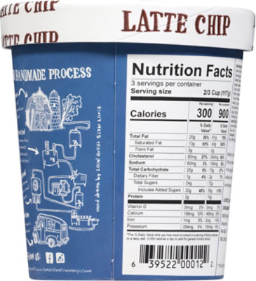 Lopez Island Creamery Latte Chip Ice Cream - 1 Pint - Image 5