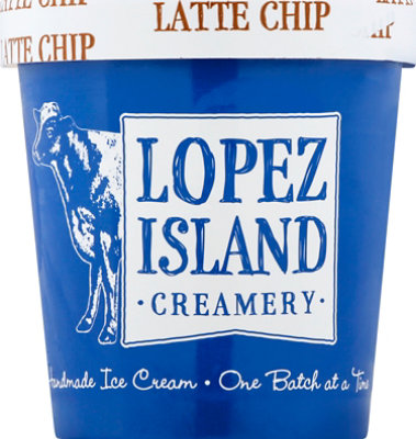 Lopez Island Creamery Latte Chip Ice Cream - 1 Pint - Image 1