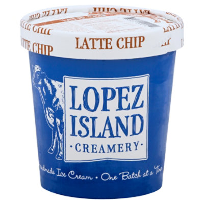 Lopez Island Creamery Latte Chip Ice Cream - 1 Pint - Image 1