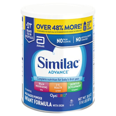 Similac Advance Infant Formula With Iron Powder - 30.8 Oz - Image 2
