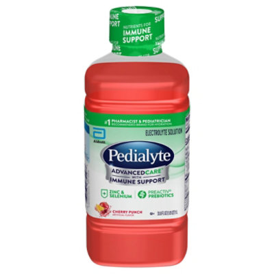 Pedialyte Cherry Punch Electrolyte Solution - 33.8 Fl. Oz. - Image 2