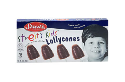 Streits Milk Chocolatelollycones - 3 Oz - Image 1
