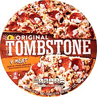 Tombstone Pizza Original 4 Meat Frozen - 22.1 Oz - Image 2