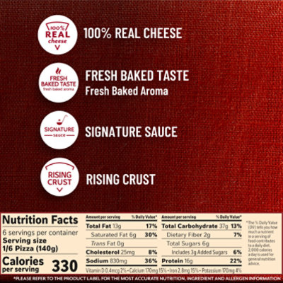 DiGiorno Three Meat Rising Crust Frozen Pizza - 29.8 Oz - Image 5