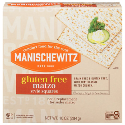 Manischewitz Matzo Style Squares Gluten Free - 10 Oz