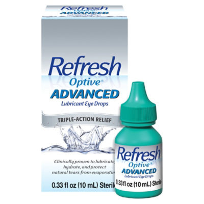 Refresh Optive Advanced Preserved Tears Lubricant Eye Drops - 0.33 Fl. Oz. - Image 2