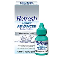 Refresh Optive Preserved Tears Advanced Lubricant Eye Drops - 0.33 Fl. Oz.