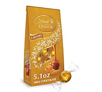 Lindt Lindor Truffles Milk Chocolate Caramel - 5.1 Oz