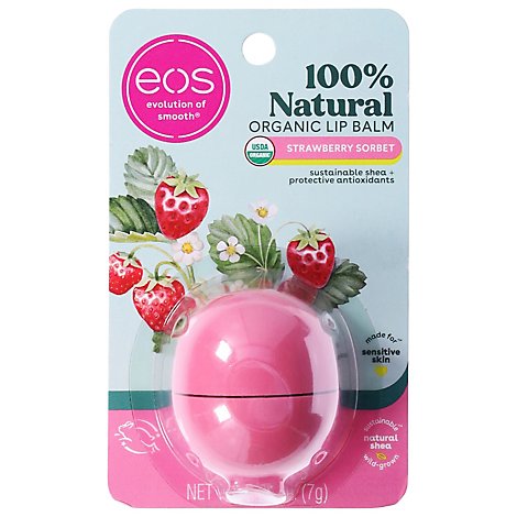 EOS Strawberry Sorbet Lip Balm - .25 Oz