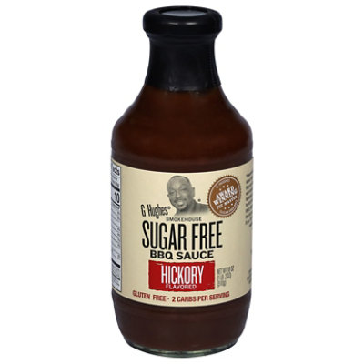 G Hughes Smokehouse Sauce BBQ Sugar Free Hickory Flavored - 18 Oz - Image 3