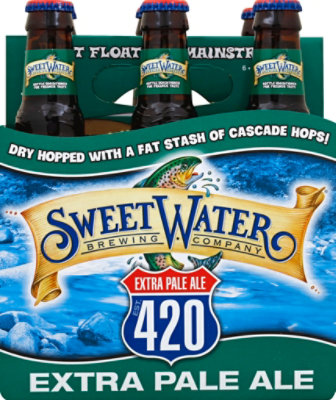 SweetWater Beer Ale Extra Pale 420 In Bottles 612 Fl. Oz. ACME Markets