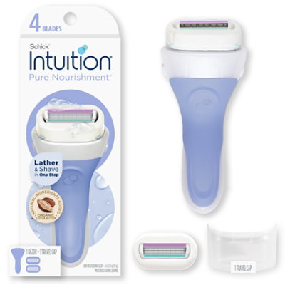 Schick Intuition Pure Nourishment Womens Razor With 2 Refills