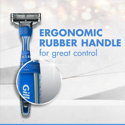 Gillette MACH3 Razor Disposable Smooth Shave - 3 Count - Image 4