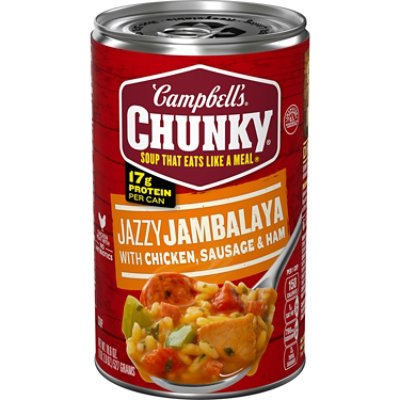 Campbell's Chunky Jambalaya With Chicken - Sausage and Ham - 18.6 Oz - Image 1